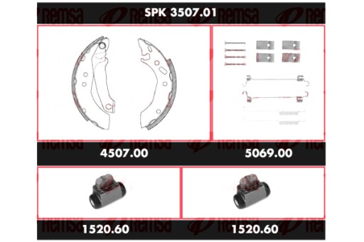 SPK 3507.01 - REMSA REMSA АВТОЗАПЧАСТИНИ