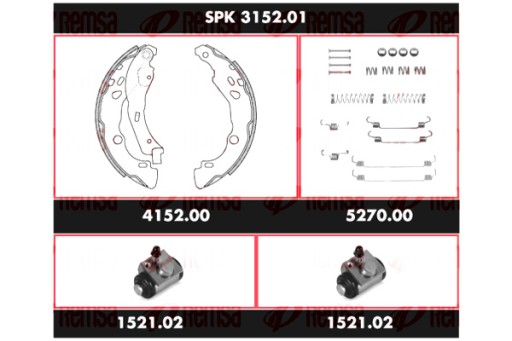 SPK 3152.01 - REMSA REMSA АВТОЗАПЧАСТИНИ