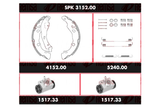 SPK 3152.00 - REMSA REMSA АВТОЗАПЧАСТИНИ