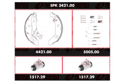 SPK 3421.00 - REMSA REMSA АВТОЗАПЧАСТИНИ