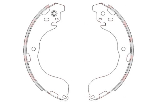4471.00 - КОМПЛЕКТ REMSA - КОМПЛЕКТ ТОРМОЗНЫХ КОЛОДОК REMSA