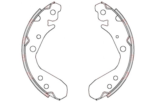 4483.00 - КОМПЛЕКТ REMSA - КОМПЛЕКТ ТОРМОЗНЫХ КОЛОДОК REMSA