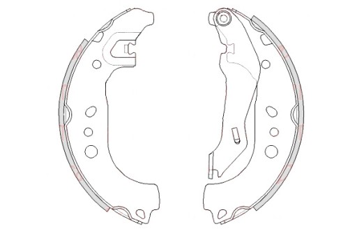4445.00 - КОМПЛЕКТ REMSA - КОМПЛЕКТ ТОРМОЗНЫХ КОЛОДОК REMSA