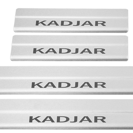 RENAULT KADJAR Накладки на пороги из нержавеющей стали 304 Надписи цвета c.