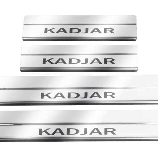 RENAULT KADJAR Накладки на пороги из нержавеющей стали 304, глянцевая отделка