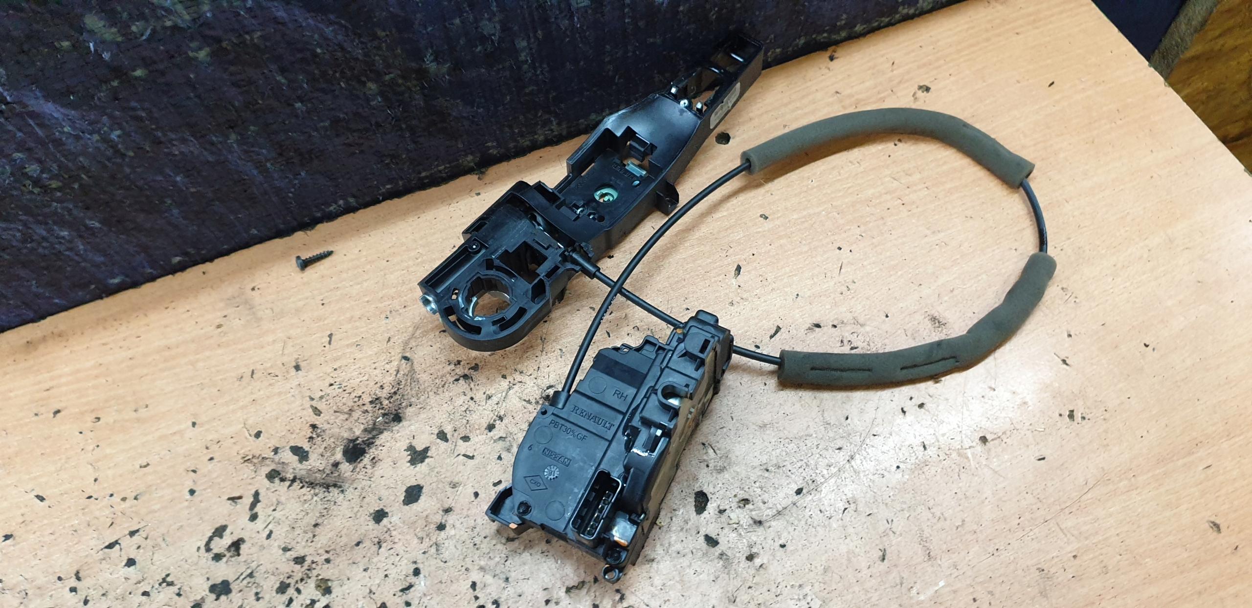 RENAULT KANGOO II LIFT ЗАМОК ПРАВОЙ РАЗДВИЖНОЙ ДВЕРИ