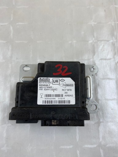 985107896R - RENAULT MEGANE IV SENSOR AIRBAG MODULE 985107896R