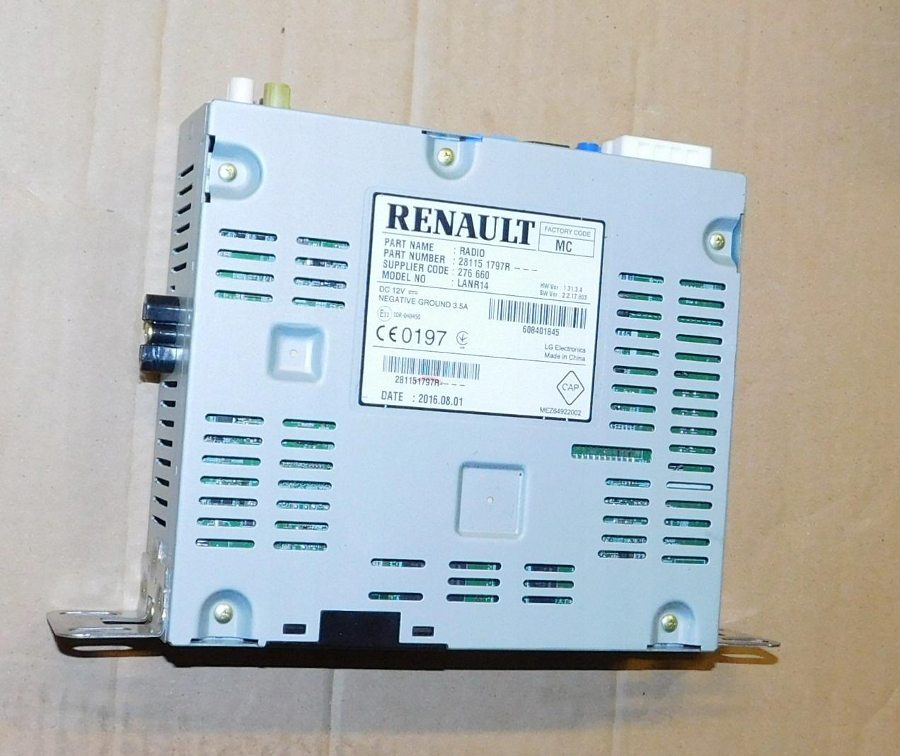 RENAULT Megane IV радіо навігація 281151797r