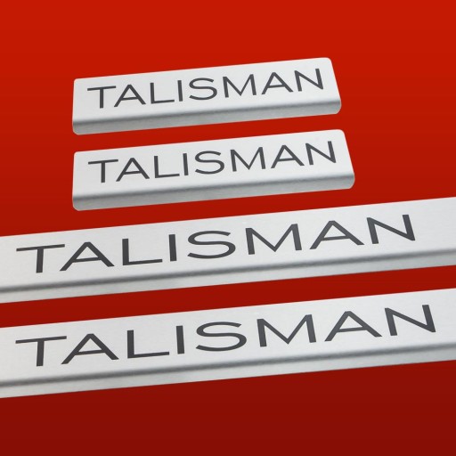 Накладки на пороги RENAULT TALISMAN з нержавіючої сталі 304 Написи в