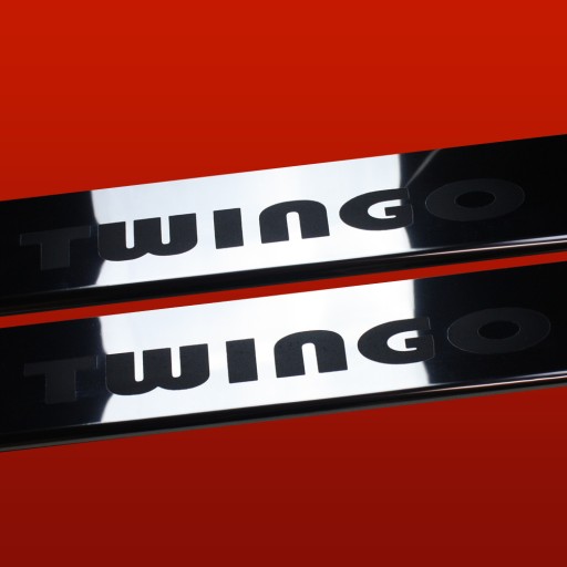 RENAULT TWINGO MK1 Накладки на пороги з нержавіючої сталі 304 Оздоблення