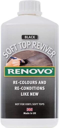 ФАРБА ДЛЯ МЕБЛІВ RENOVO SOFT TOP REVIVER BLACK CABRIO PAINT 1Л