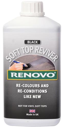 ФАРБА RENOVO SOFT TOP REVIVER BLACK PAINT для КАБІРОЛЕТА 1л