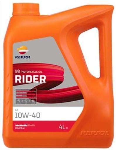 REPSOL RIDER 4T МОТОРНОЕ МАСЛО 10W40 4L MA2 МИНЕРАЛЬНОЕ (5) ЗАМЕНЯЕТ RP165N5