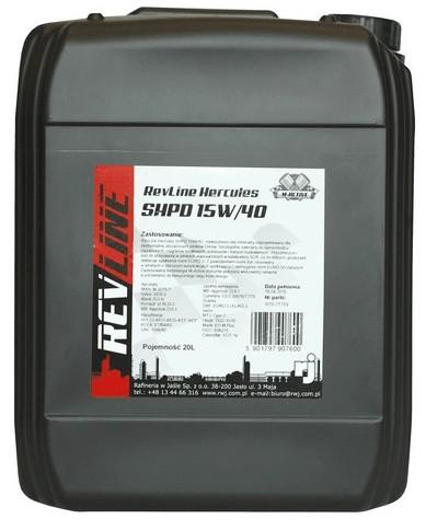 REVLINE HERCULES SHPD 15W40 20L MTU ТИП 2