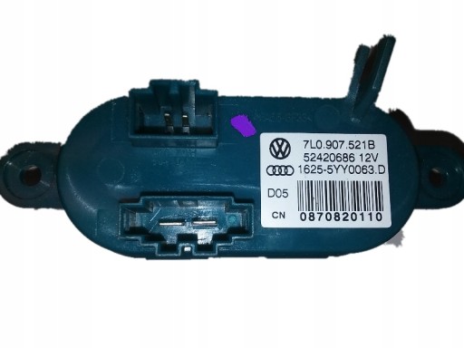 7L0907521B - РЕЗИСТОР ВОЗДУХА AUDI VW TOUAREG Q7 7L0907521B