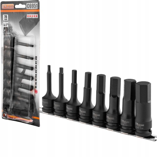 УДАРНЫЕ НАСАДКИ RICHMANN BLOW BAR IMBUS H5-H19 78MM 1/2