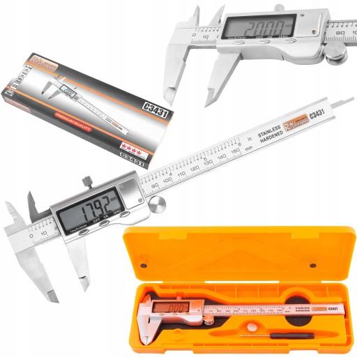 RICHMANN ELECTRONIC CALIPER 150MM STEEL LCD CASE CASE C3431