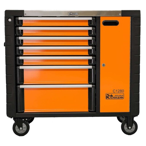 ВІЗОК ДЛЯ МАЙСТЕРНІ RICHMANN 7 ЯЩИКІВ + ЗАКРИТІ ДВЕРЦЯ 970X465X927MM