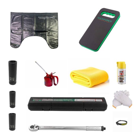 ROCKFORCE ШКАФ ДЛЯ МАСТЕРСКОЙ + 274 шт. ИНСТРУМЕНТЫ универсальные