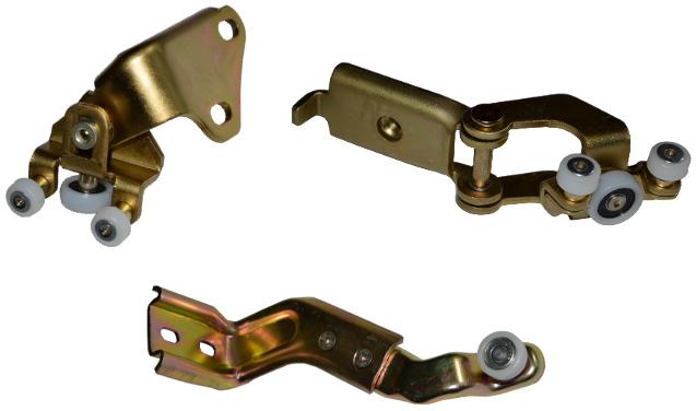 #0224 - РОЛИКОВЫЕ ТЕЛЕЖКИ РАЗДВИЖНЫЕ ДВЕРИ VW LT 46 КОМПЛ