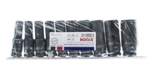 ROOKS НАБІР ДОВГИХ ГОЛОВОК УДАРНИХ, 6-КУТНИХ 1/2