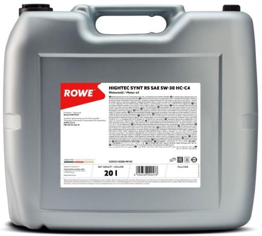 ROWE - HIGHTEC SYNT RS HC-C4 5W30 - 20л