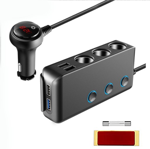 ГНІЗДО ДЛЯ ПРИКУРИВАЛЬНИКА 12-24V 4xUSB QC PD