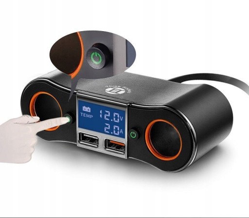 РОЗПОДІЛЬНИК ПРИКУРУВАЛЬНИКА SPLITTER 3.5A 12V 24V