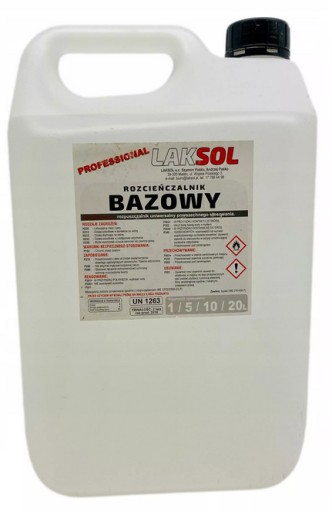 SOLVENT BASE РАЗБАВИТЕЛЬ ДЛЯ ОСНОВ 5л