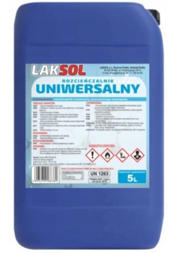 РАСТВОРИТЕЛЬ УНИВЕРСАЛЬНЫЙ РАЗБАВИТЕЛЬ 20л LAX