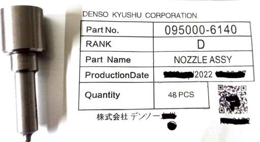 6754-11-3010 6754-11-3011 - ФОРСУНКА 095000-6140 6261-11-3200 DENSO KOMATSU