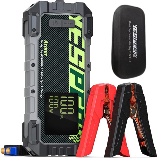 ПУСКОВИЙ ПРИСТРІЙ JUMP STARTER BOOSTER 3000A 20000mAh YESPER