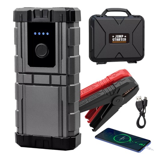 JUMP STARTER POWER BANK 10000mAH ЗАПУСКОВА АВТОМОБІЛЬНА ВАліза