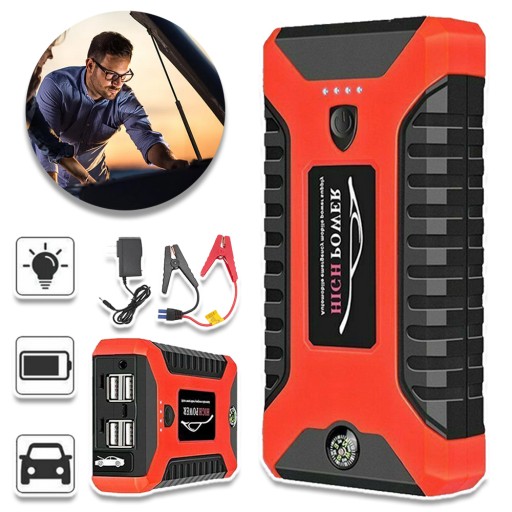 СТАРТЕР 12V POWERBANK АВАРИЙНОЕ УСТРОЙСТВО АВТОМОБИЛЬНЫЙ УСИЛИТЕЛЬ