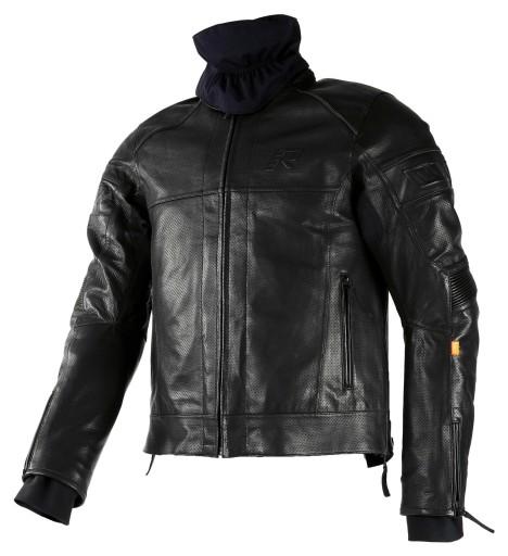 Мотоциклетная куртка RUKKA ARAMEN, черная кожа, размер 48/S