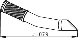 F1F1-18K579-DC - ВОДЯНОЙ ПАТРУБОК FORD KUGA MK2 FOCUS MK3 1.5 ECOBOOST