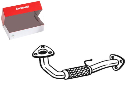 ТРУБА ВИХЛОПНА ПЕРЕДНЯ CHEVROLET CAPTIVA OPEL ANTARA A 2.0D 07/06-