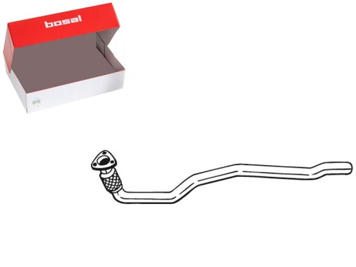 ВЫХЛОПНАЯ ТРУБА ПЕРЕДНЯЯ ГИБКАЯ AUDI A4 B8 A5 1.8 10/07-01/17 BOSAL