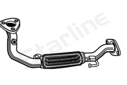 18.28.452 - Вихлопна труба R. колектор FIAT PUNTO і 1,2 93-98 шт STARLINE