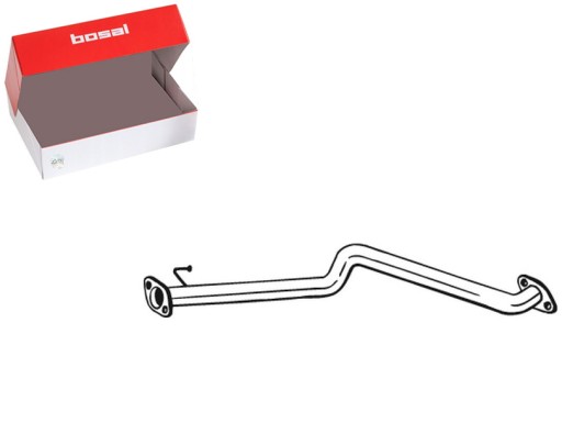 ТРУБА ВЫХЛОПНА ЦЕНТРАЛЬНА SUZUKI GRAND VITARA II 1.9D 10/05-02/15 BOSAL