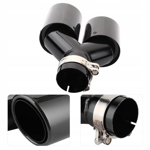 ВЫХЛОПНАЯ ТРУБА ИЗ УГЛЕРОДНОГО ВОЛОКНА Y-PIPE ВЫПУСКНОЙ ТРОЙНИК