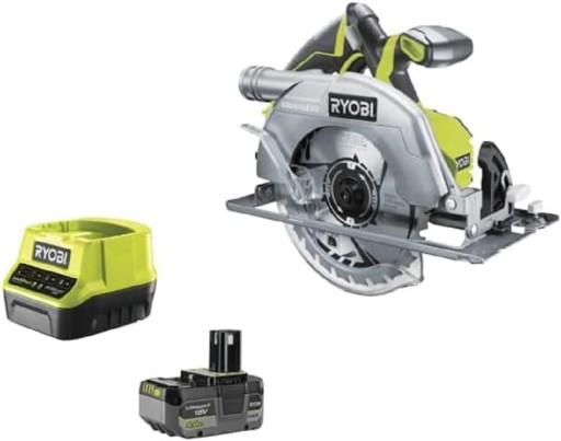 Ручная циркулярная пила бесщеточная RYOBI 18V ONE+ R18CS7-140GZL Ø184 Набор