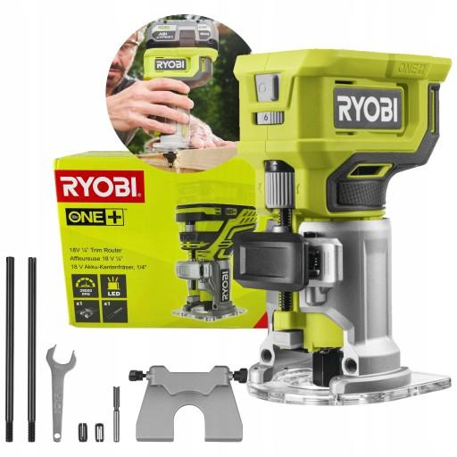 RYOBI АККУМУЛЯТОРНЫЙ ФРЕЗЕРНЫЙ СТАНОК 6 мм 18 В ONE+ RTR18-0 LED