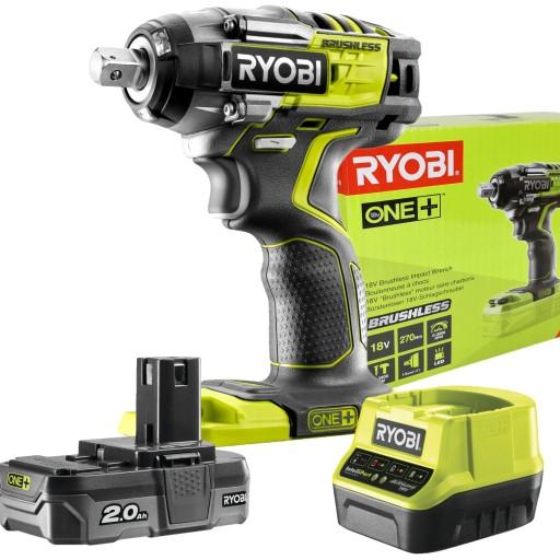 УДАРНИЙ КЛЮЧ RYOBI 18V R18IW7-0 270NM 1/2'' + 2Ah