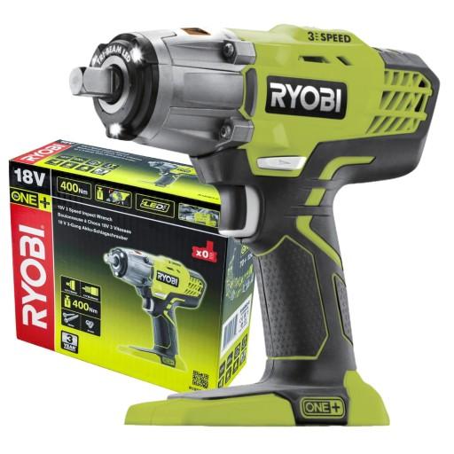 RYOBI ПОТУЖНИЙ АКУМУЛЯТОРНИЙ УДАРНИЙ ГАЙКОВОРОТ R18IW3 18V 400Nm LED SOLO ONE+