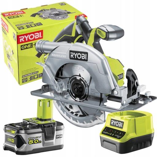 БЕЗЩІТОЧНА ЦИРКУЛЯРНА ПИЛА RYOBI R18CS7-0 +5Ah