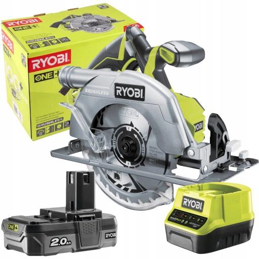 БЕСЩЕТОЧНАЯ ЦИРКУЛЯРНАЯ ПИЛА RYOBI R18CS7 + 2Ah
