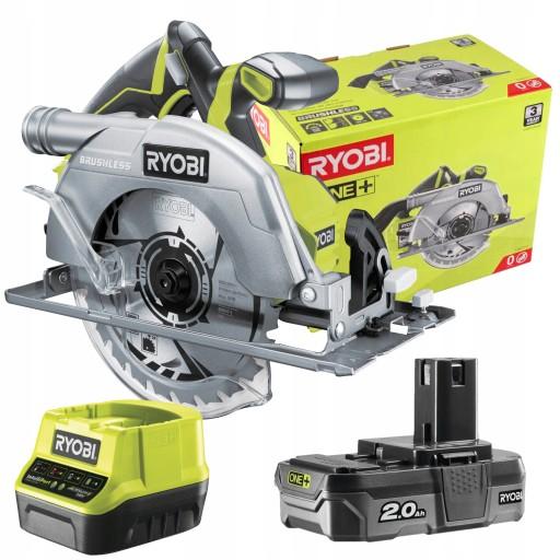 БЕСЩЕТОЧНАЯ ЦИРКУЛЯРНАЯ ПИЛА RYOBI R18CS7 + 2Ah