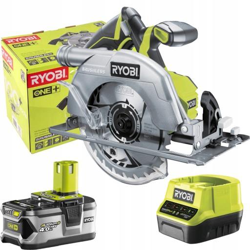 БЕСЩЕТОЧНАЯ ЦИРКУЛЯРНАЯ ПИЛА RYOBI R18CS7 + 4Ah