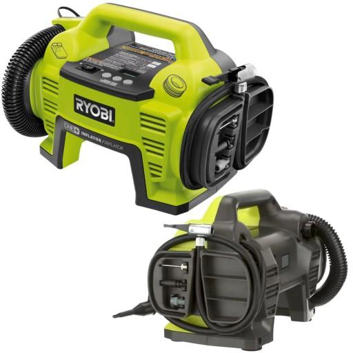 RYOBI НАСОС-КОМПРЕССОРНАЯ АККУМУЛЯТОРНАЯ БАТАРЕЯ 18V R18I + ШЛАНГИ, ФОРСУНКИ